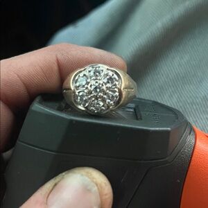 Gold and Silver Men's Ring